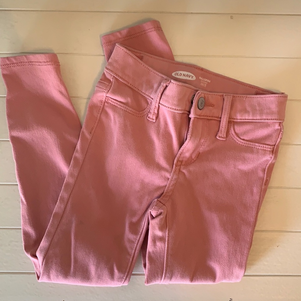 Old Navy pink ballerina jeans